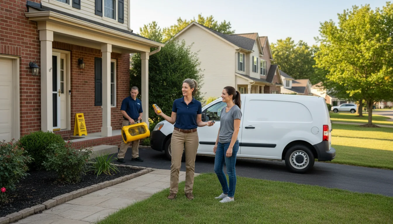 Water restoration image for Dehumidification And Cleanup Services in Ladysmith, WI